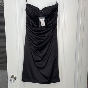 Black Strapess Dress, Size 4 - BRAND NEW w TAGS